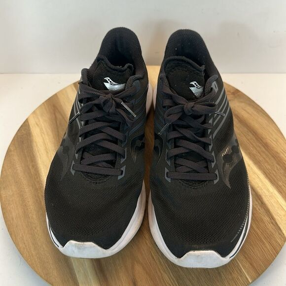 SAUCONY Kinvara 12 Running Shoes Sneakers Black Grey Women's 9.5 - Picture 3 of 11